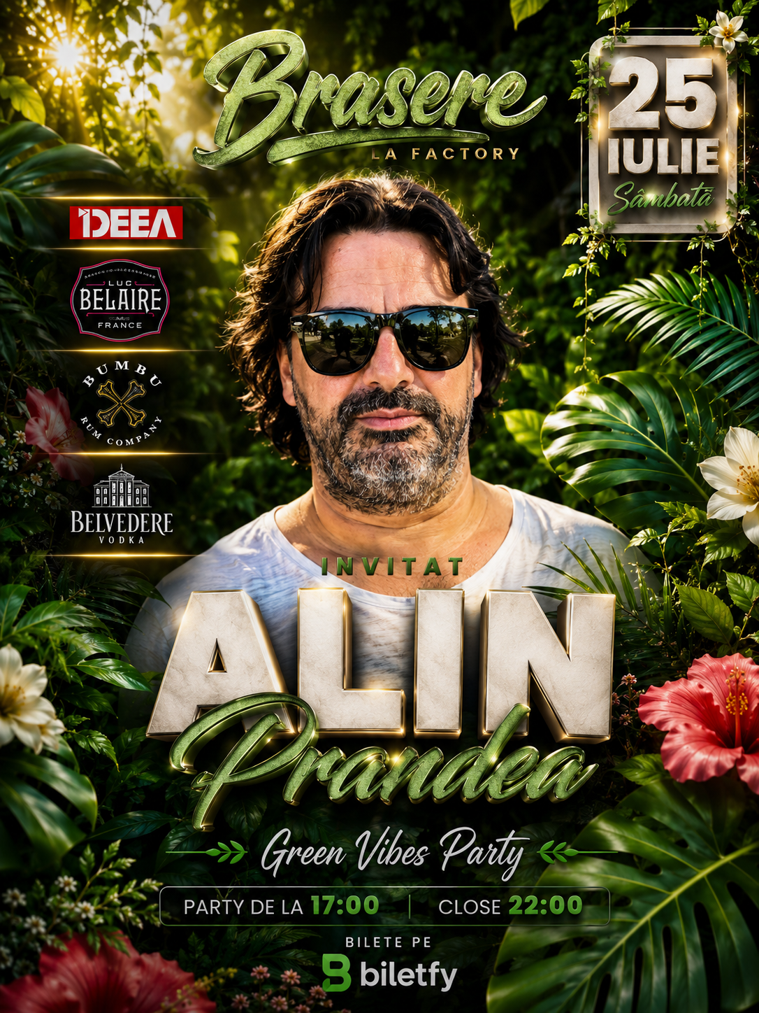 Alin Prandea – Green Vibes Party | 25 Iulie la Gorj, Targu-Jiu - Biletfy