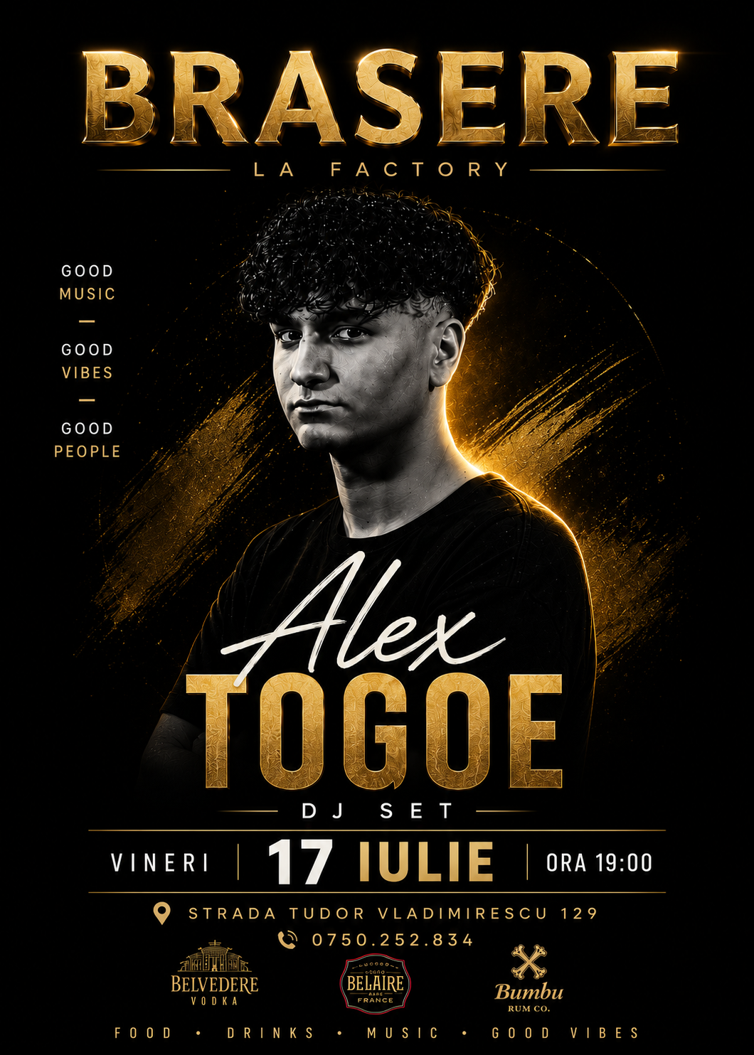 Alex Togoe – DJ Set @ Brasere La Factory la Gorj, Targu-Jiu - Biletfy