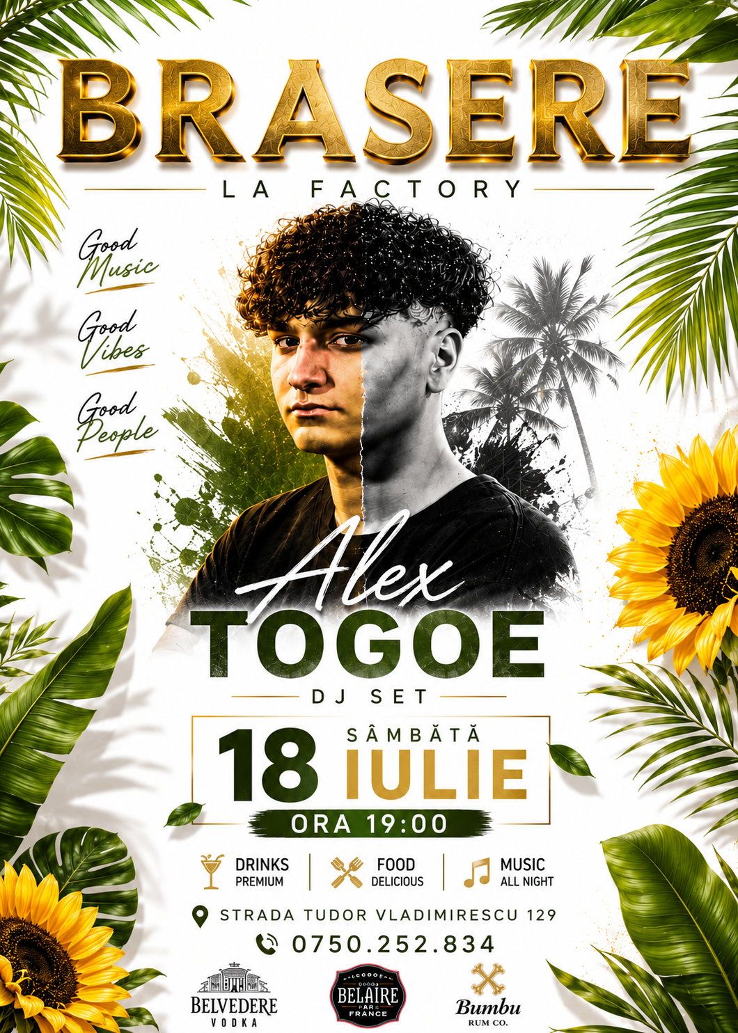 Alex Togoe – Tropical DJ Set @ Brasere La Factory la Gorj, Targu-Jiu - Biletfy