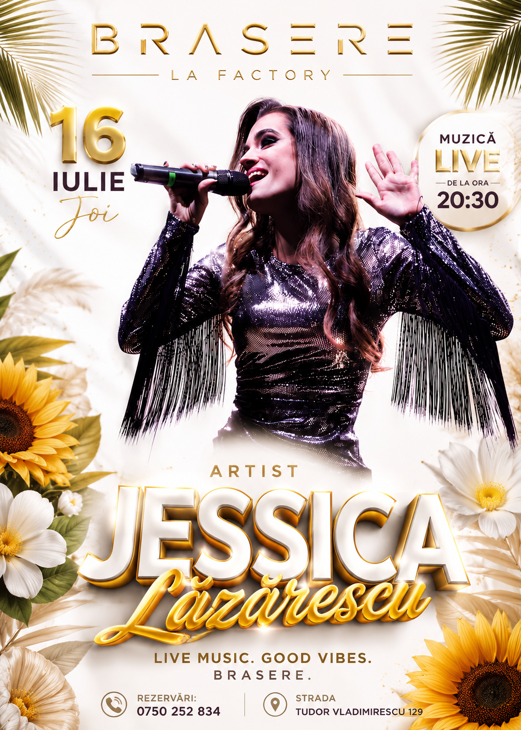 Jessica Lăzărescu LIVE @ Brasere La Factory la Gorj, Targu-Jiu - Biletfy